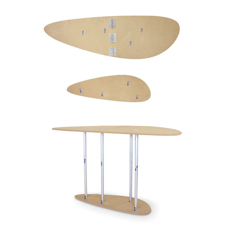 Mostrador publicitario Mesa Oval | Photocall24